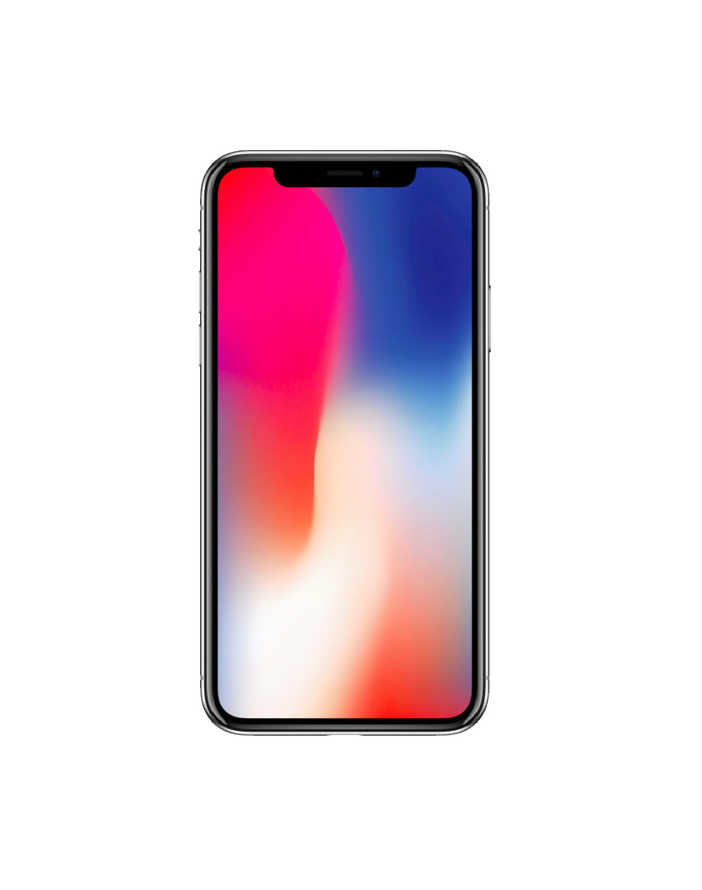 iphone x silver front